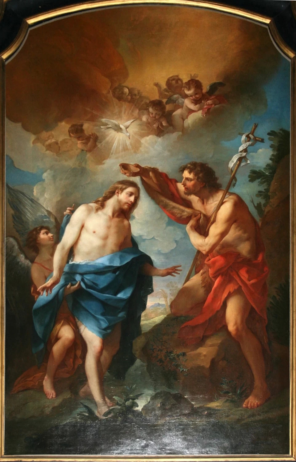 Il battesimo di Cristo - Chiesa di Saint, Germain